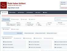Tablet Screenshot of ihalehaberbulteni.com